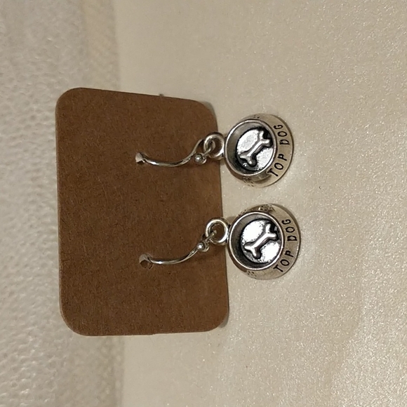 Top Dog Silver Earrings! - Picture 3 of 6